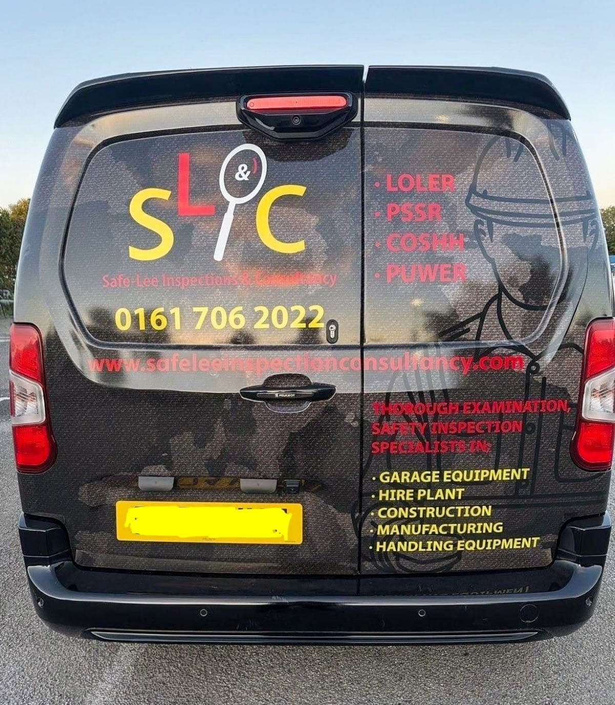 Safe-Lee Inspections branded van
